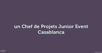 Chef de Projets Junior Event