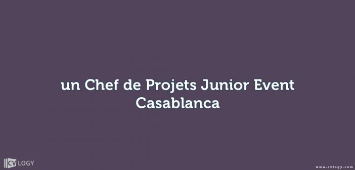 Chef de Projets Junior Event