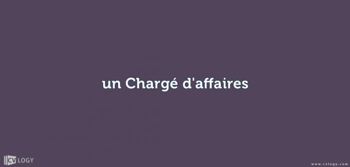 Chargé-d'affaires