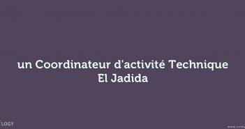 un Coordinateur d'activité Technique