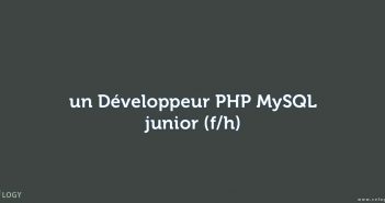 un Développeur PHP MySQL - junior (f/h)