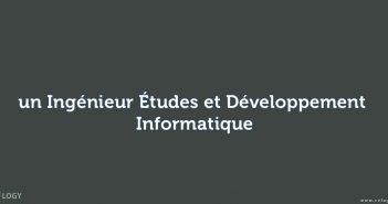 Ingénieur Études et Développement Informatique