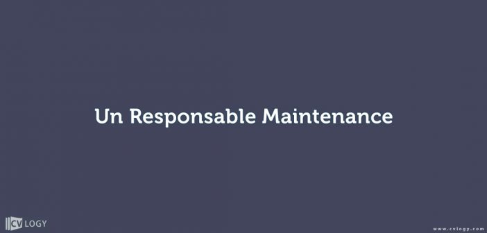 Responsable Maintenance