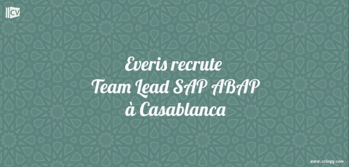 Everis recrute Team Lead SAP ABAP à Casablanca