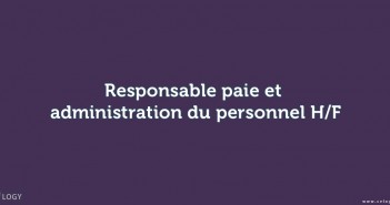 Responsable paie et administration du personnel H/F