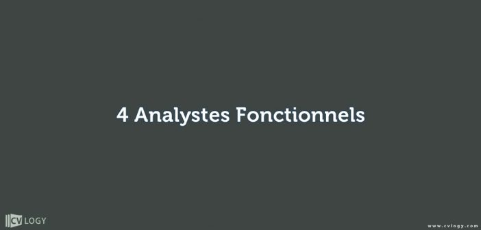 4 Analystes Fonctionnels