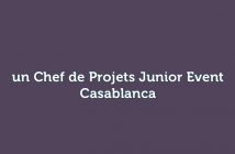 Chef de Projets Junior Event