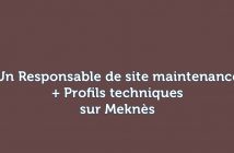 Un Responsable de site maintenance