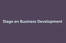 Stage en Business Development