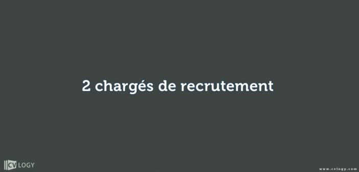 chargés de recrutement