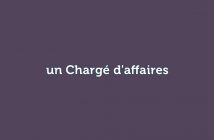 Chargé-d'affaires