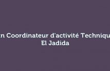 un Coordinateur d'activité Technique