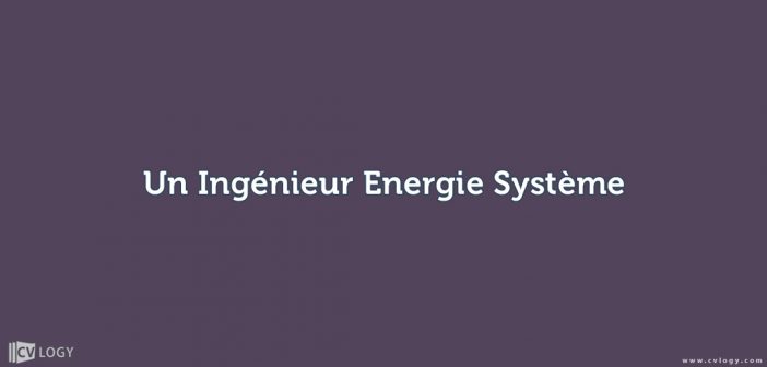 Ingénieur Energie Système