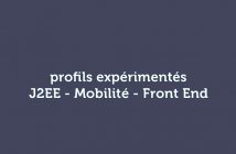 profils expérimentés : J2EE - Mobilité - Front End