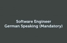 Software Engineer - German Speaking (Mandatory)