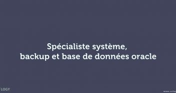 Spécialiste système, backup et base de données oracle