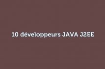 10 développeurs JAVA J2EE