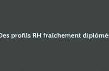 profils RH fraîchement diplômés