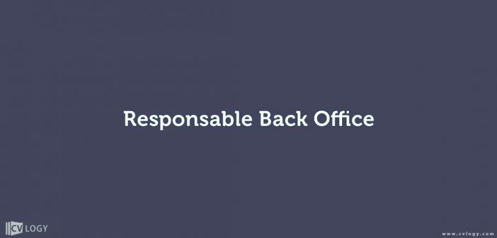 Responsable Back Office