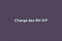 Chargé des RH H/F