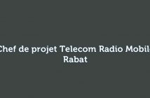 Chef de projet Telecom Radio Mobile