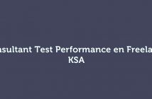 Consultant Test Performance en Freelance