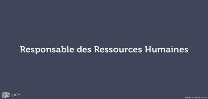 Responsable des Ressources Humaines