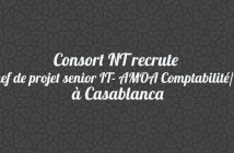 Consort NT recrute un Chef de projet senior IT- AMOA Comptabilité/IFRS à Casablanca