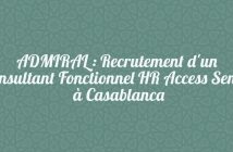 ADMIRAL : Recrutement d'un Consultant Fonctionnel HR Access Senior à Casablanca