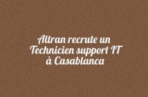 Altran recrute un Technicien support IT à Casablanca