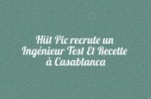 Hiit Pic recrute un Ingénieur Test Et Recette à Casablanca