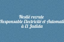 Nestlé recrute un Responsable Electricité et Automation à El Jadida