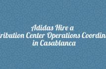 Adidas Hire a Distribution Center Operations Coordinator in Casablanca