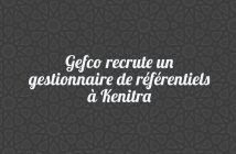 Gefco recrute un gestionnaire de référentiels à Kenitra