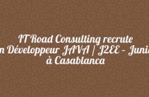 IT Road Consulting recrute un Développeur JAVA / J2EE – Junior à Casablanca