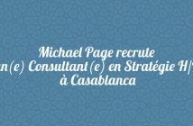 Michael Page recrute un(e) Consultant(e) en Stratégie H/F à Casablanca