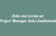 Avito.ma recrute Project Manager Sales Enablement