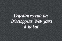 Cegedim recrute un Développeur Web Java à Rabat