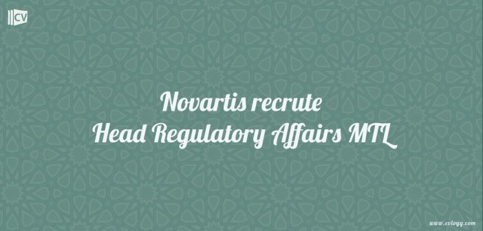 Novartis recrute Head Regulatory Affairs MTL