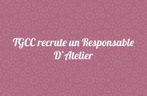 TGCC recrute un Responsable Atelier