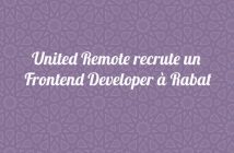 United Remote recrute un Frontend Developer à Rabat