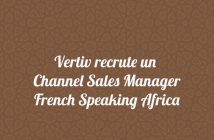 Vertiv recrute un Channel Sales Manager