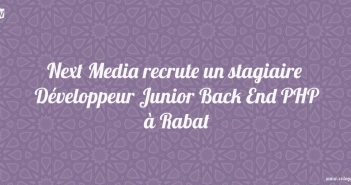 [STAGE] Développeur Junior Back End PHP