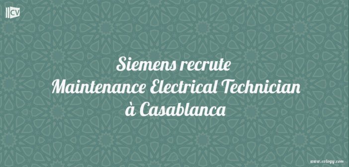 Maintenance Electrical Technician