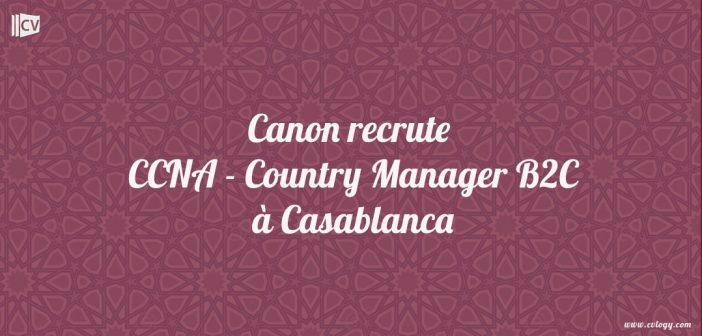 CCNA - Country Manager Morocco B2C