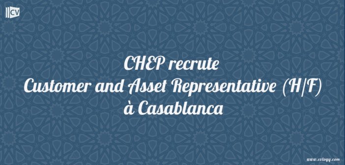 CHEP recrute Customer and Asset Representative (H/F) à Casablanca