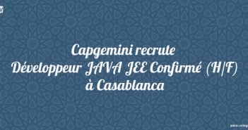 Développeur JAVA JEE Confirmé (H/F)