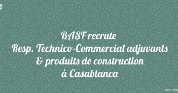 Responsable Technico-Commercial adjuvants & produits de construction - Région Sud du Maroc