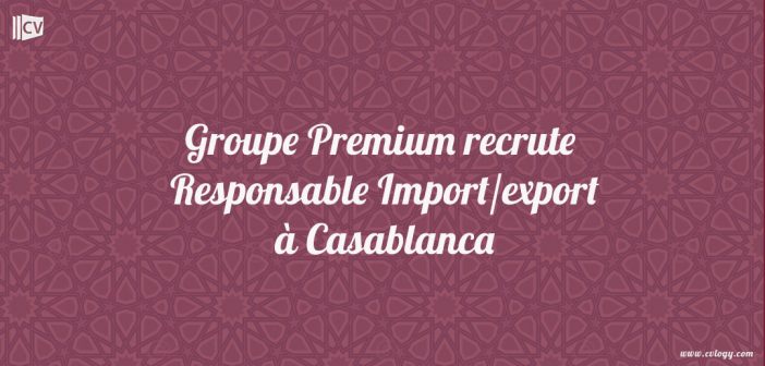 Responsable Import/export