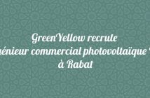 GreenYellow recrute Ingénieur commercial photovoltaïque F/H à Casablanca